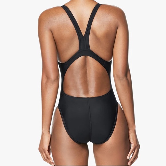 SPEEDO black racerback one piece swimsuit athletic training PRO-LT sz 8/34 NWT - Picture 4 of 8